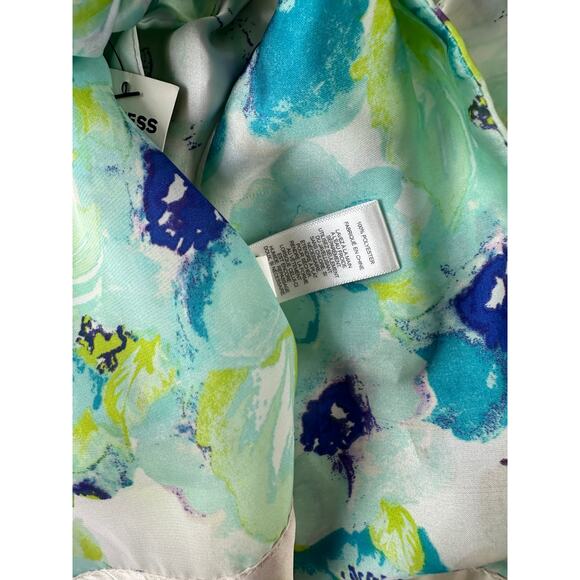 NWT Express Multicolored Floral Gold-Tone Chain Halter Top Women's Size XS - Picture 4 of 5